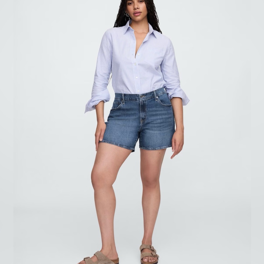 GAP Jean 5" Shorts Mid Rise Size 31 / 12T